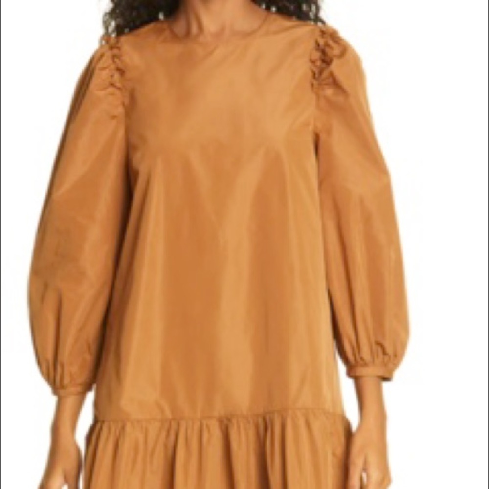 Cinq á Sept Jackie Ruffle Trim Minidress